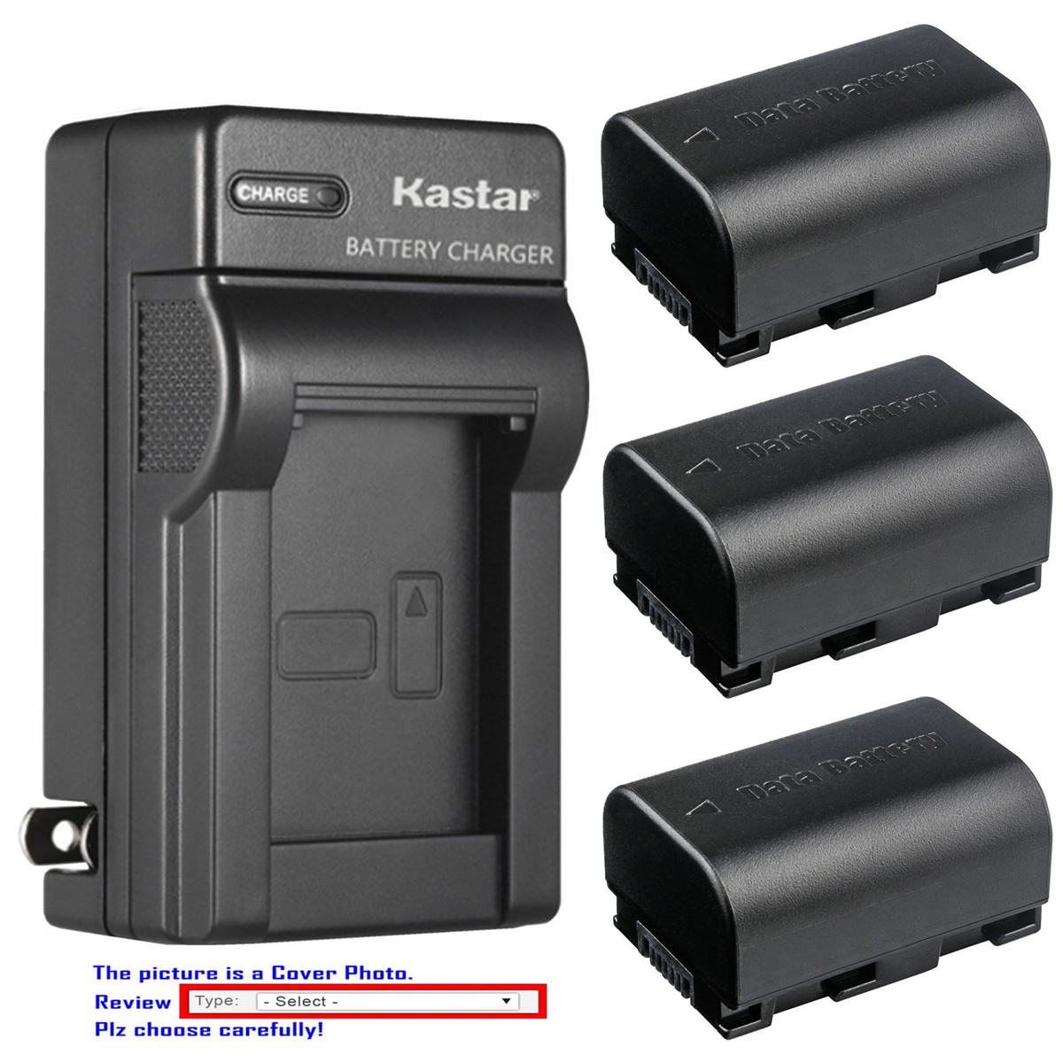 EXTENSILO 2 Vervangende Batterijen Voor JVC BN-VG107 – 890 MAh, 3,6V Li-Ion, Voor Camcorders
