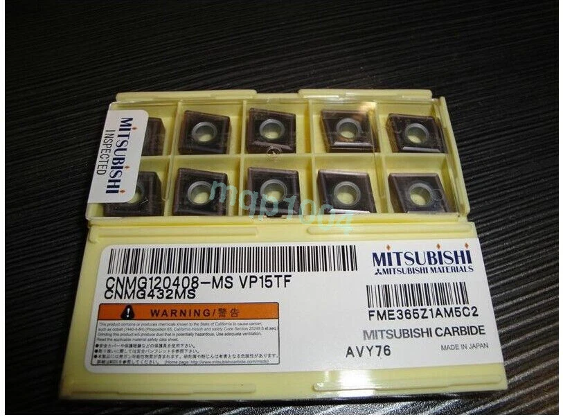 MITSUBISHI CNMG120408-MS VP15TF CNMG432MS Carbide Inserts NEW In