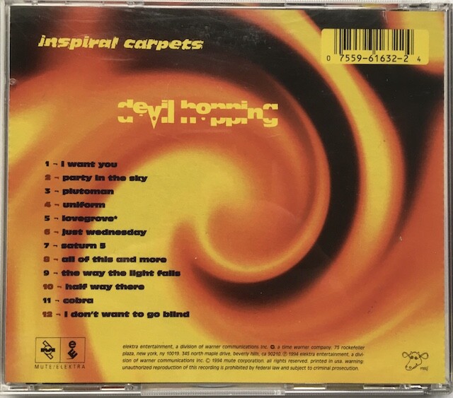 Inspiral Carpets - Devil Hopping 1994 CD | eBay