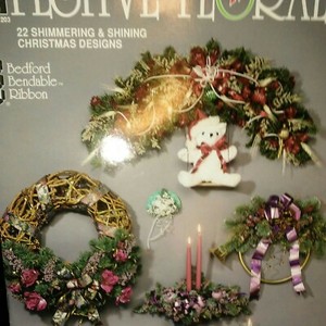 Download Festive Florals Christmas Craft Book Ebay PSD Mockup Templates