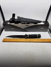 SOG Knife S10B Tech Bowie Fixed Blade With Sheath 6 1/2 " Blade With Box New 