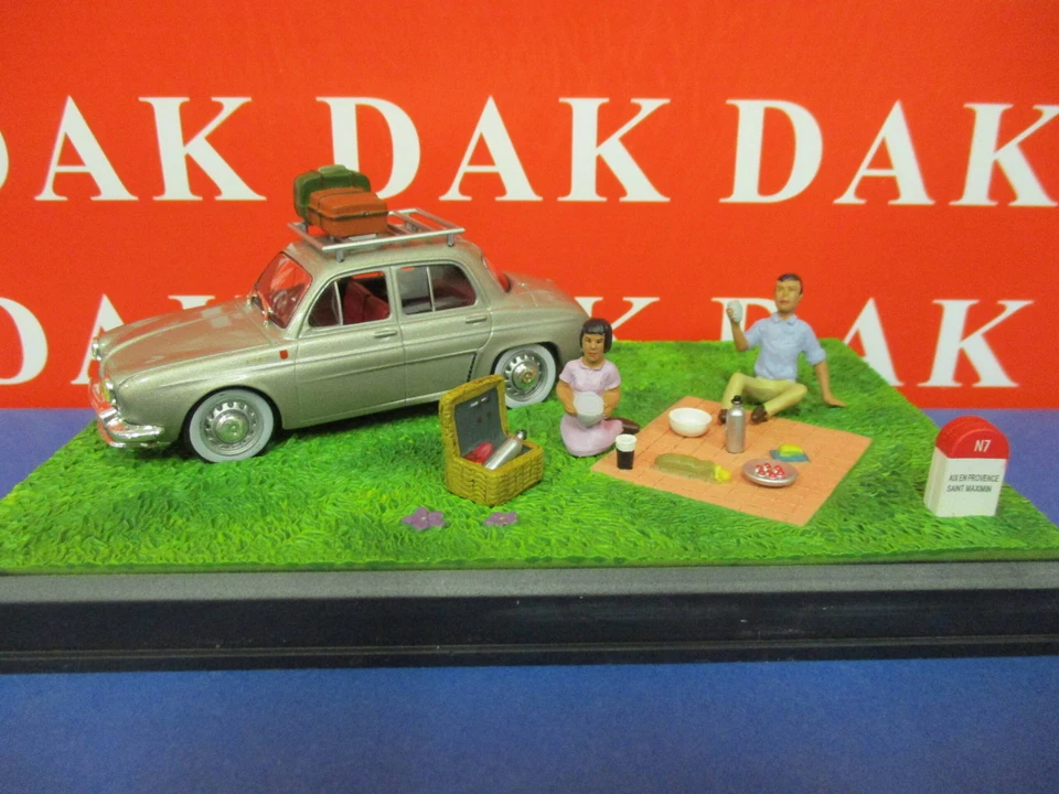 Die cast 1/43 Modellino Auto Diorama La Route Bleue Renault Ondine - Immagine 2 di 4