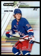 2020-21 Upper Deck Synergy FX Rookies Vitali Kravtsov 209/749 New York Rangers
