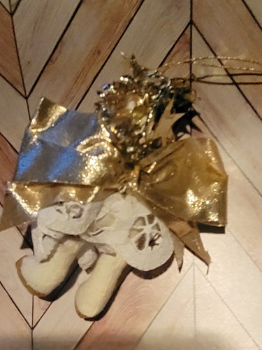 Ornamento angelo di Natale fatto a mano - Foto 2 di 5