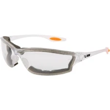MCR Safety Law 3 Safety Glasses Clear Anti-Fog Lens with Foam Seal Z87=