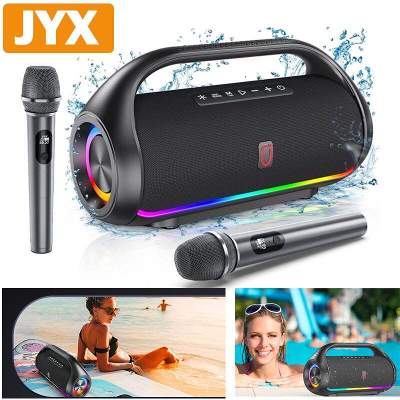 Waterproof Speaker Outdoor Camping Karaoke Machine Party Bluetooth 5.3 Subwoofer-image