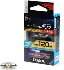 PIAA LER124 LED Room lamp bulb T10x31 Blue-White color change 120lm 6600K 1pcs.