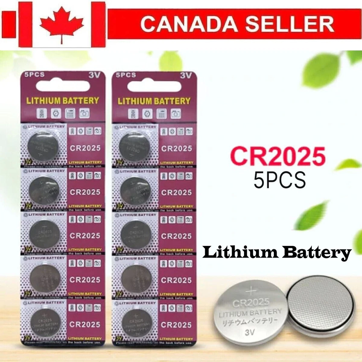 Lithium battery cr2025 sale 3v