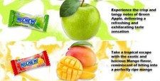 HI-CHEW-CHEWY CANDY GREEN APPLE MANGO FLAVOR-BULK VALUE-LIMITED PICK NOW
