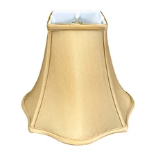 Royal Designs Inc Lamp Shade Flare Bottom Outside Square Bell Lampshade