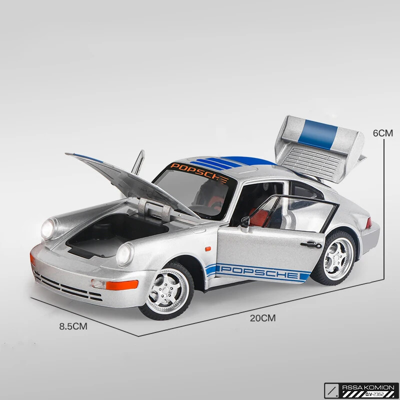 1:24 Porsche 911 964 Carrera RS Alloy Car Diecast Toy Vehicle Car