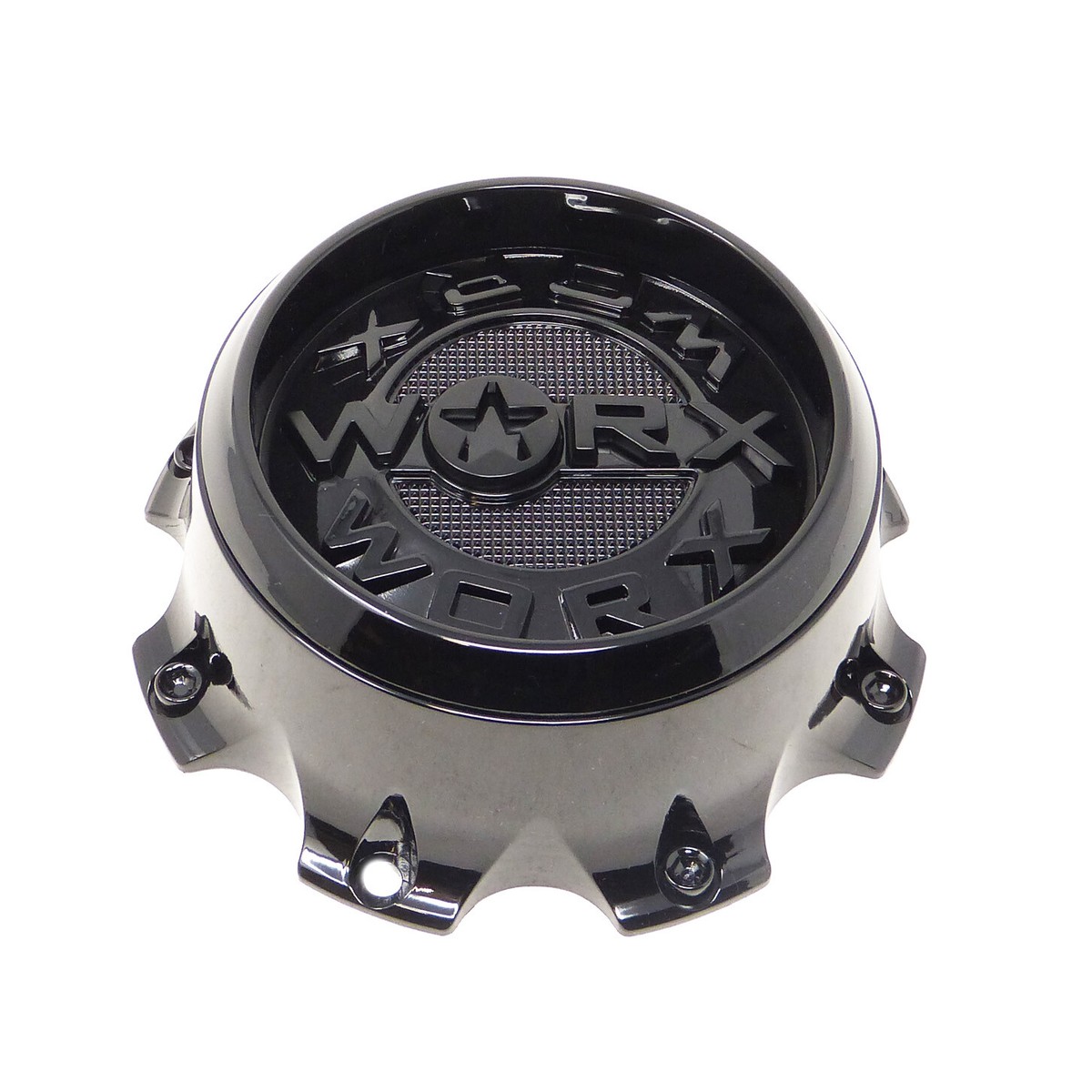 CAP-WX-8-BB21 / Worx Alloy Gloss Black Bolt On Center Cap | eBay