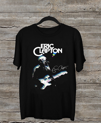 NEW Eric Clapton 2024 Concert Tour Signed Black All Size Shirt