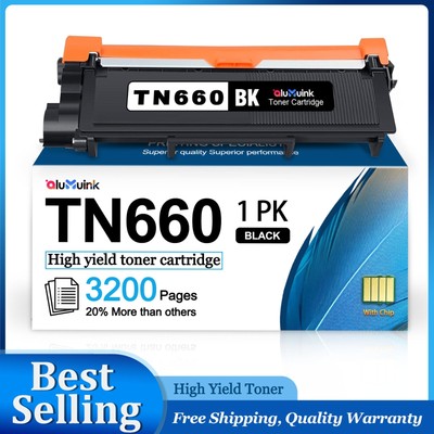 TN660 Toner Cartridge Compatible for Brother HL-L2300D HL-L2380DW (1 Black)
