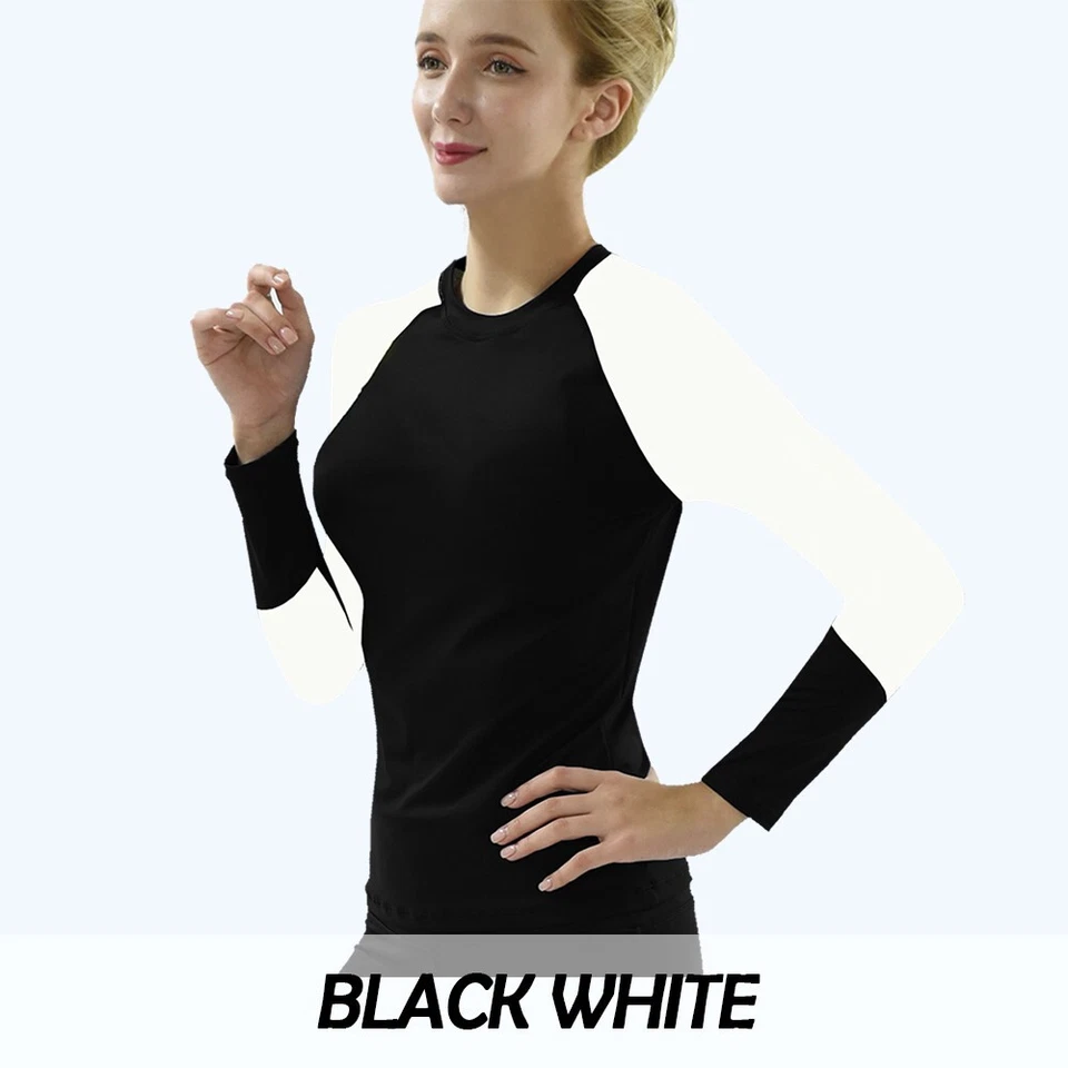 Private Island Hawaii Women Rash Guard Swimsuit Shirts Long Sleeve Top UPF 50+ - Image 4 of 4