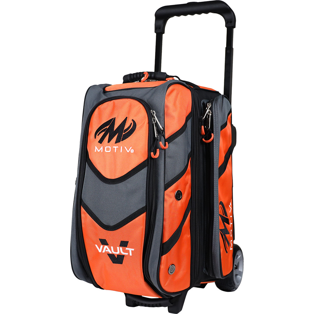 Motiv Vault Tangerine 2 Ball Roller Bowling Bag