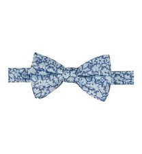  120 Ryan Seacrest Mens Blue Floral Bowtie Classic Adjustable Pre Tied Bow Tie