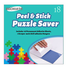 Preserve 3 X 1000 Jigsaw Puzzle Glue Sheets 18 Sheets Puzzle Saver Peel Stick