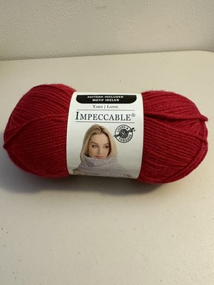 Loops & Threads Impeccable Yarn Cherry Red 268 Yds 4.5oz 5mm
