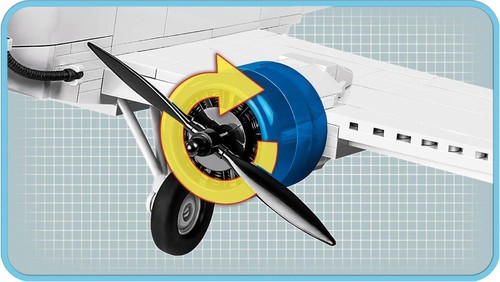 Swiss Airplane Medical Transport Red Cross Propeller Plane Junkers Building 8+ - Picture 7 of 11