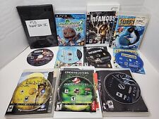 7x Playstation 3 PS3 Game Lot Mafia 2 Ghostbusters Infamous Surfs Up Haze Skyrim