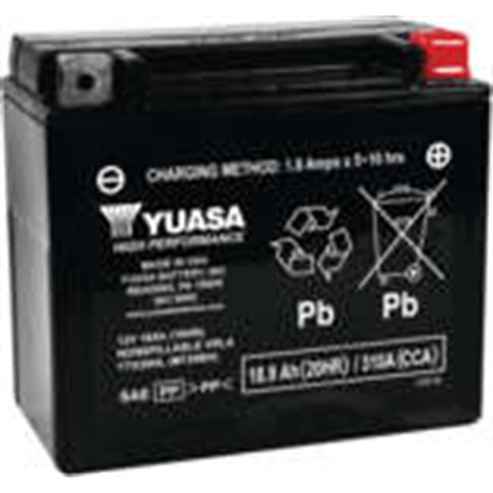 Yuasa Battery YTX20HL Sealed Factory Activated YUAM720BH Foto 3 de 4