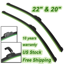 22"&20" Windshield Wiper Blades Fit For Ford F-150 1997-2007 Set of 2