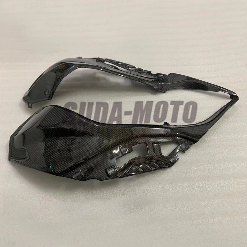 Carenado del panel de cubierta lateral del tanque de gasolina 100 % fibra de carbono para BMW S1000RR 2019-2023 Foto 4 de 4