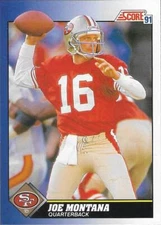 1991 Score Football (#1-225) - Complete Your Set - All Cards $1.20