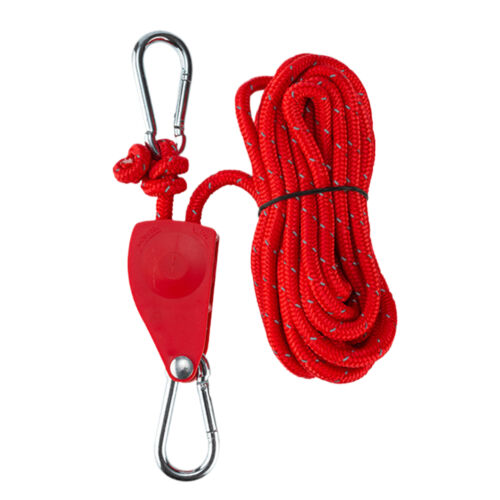 Camping Ratchet Pulley Tent Guide Rope Adjustable Guy Lines Tensioner Tie Down - Picture 15 of 18