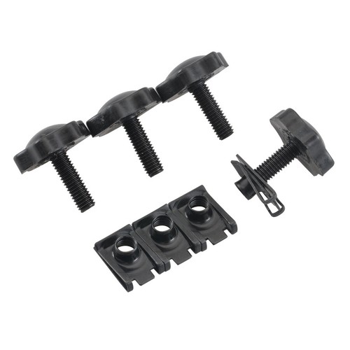 4x Black Saddlebag Lock Mounting Bolt Screw For Harley Street Road Electra Glide - Picture 9 of 14