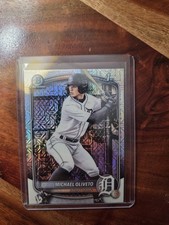 1ST Bowman Draft MOJO Refractor Chrome Michael Oliveto Tigers BDC-156 2025