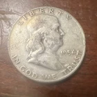 1954 Franklin Half Dollar Denver 90% Silver 50C Circulated US Coin