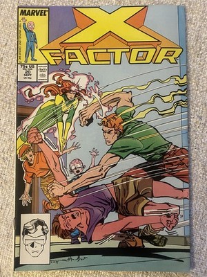 X-FACTOR #20 Original X-Men Marvel Comics 1987 VF