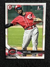 SHED LONG 2018 Bowman Baseball QTY #BP78 Cincinnati Reds