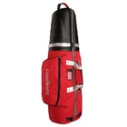 Caddymatic Hard Top Shell Padded Travel Cover with Wheels[Red/Grey]