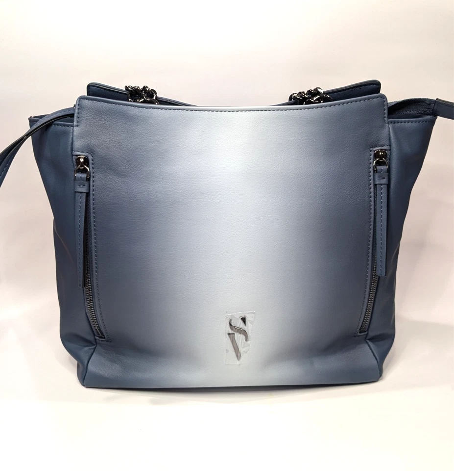 Bolso de Mano Simply Vera Wang Azul Denim Ombre Cara - Nuevo con Etiquetas Foto 2 de 4
