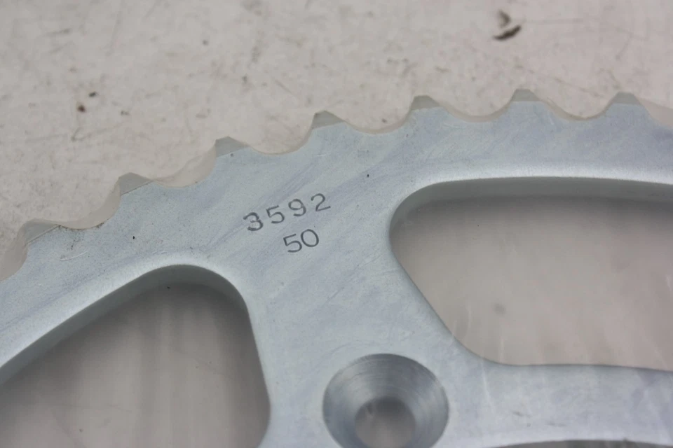 PIÑÓN TRASERO SUNSTAR ACERO 50T HONDA XR200R XR250R YAMAHA YZ250 YZ450F WR450F Foto 3 de 4