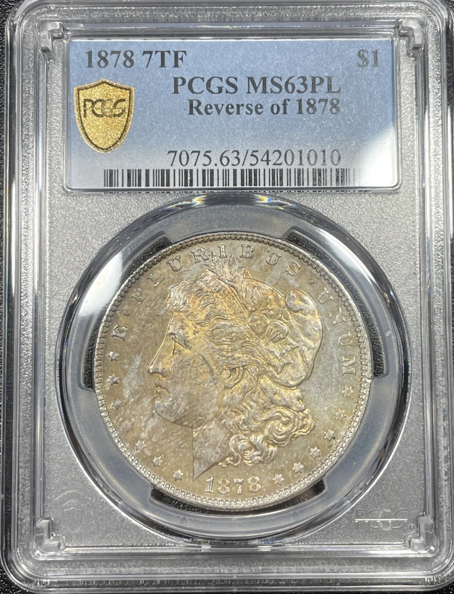 Uncirculated Silver 1878 Year Morgan US Dollars (1878-1921) for