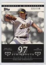 2007 Moments & Milestones /150 Barry Zito (2002 AL Cy Young 182 Strikeouts) 4ib