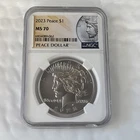 NGC 2023 MS70 Peace Dollar 🇺🇸