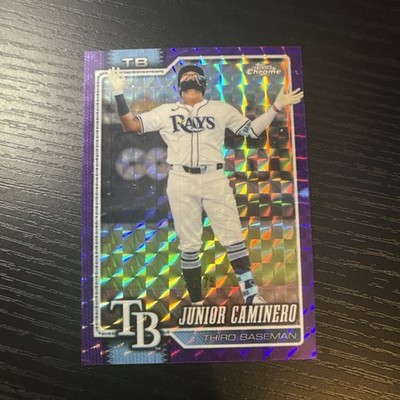 2026 Topps Chrome Junior Caminero Geo Refractor /75