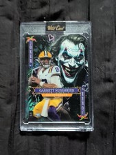 2025 Wild Card Garrett Nussmeier 1/1 Jokers Wild Rookie