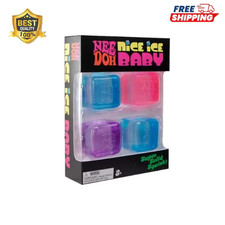 New Needoh Nice Ice Baby Fidget Cube Set 4 Pack colorful Squish Sensory Toy