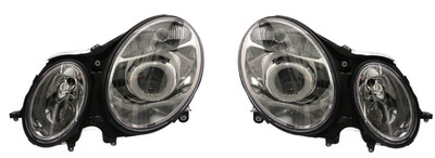 2x SCHEINWERFER VORNE R+L ELEKTRISCH FUR MERCEDES E-KLASA W211 2002-2009