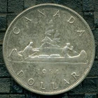 1954 Canada Queen Elizabeth II, Silver Dollar, High Grade   P10