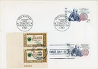 1983 US Sweden Treaty of Amity Joint FDC # 2036 & Sweden # 1453