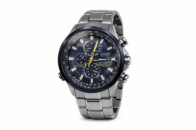 Citizen Blue Angels AT8020-54L Eco-Drive Atomic Chronograph Sapphire WR200 H800