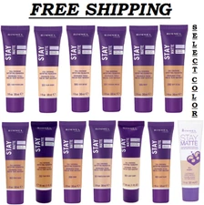 Rimmel London Stay Matte Liquid Mousse, Foundation, Oil-Free, 1oz, Select Color