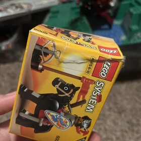 VINTAGE BOX AND INSTRUCTIONS ONLY Lego Castle Black Knight Set 6009